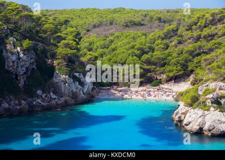 Cala Macarelleta, Menorca, Balearen, Spanien Stockfoto