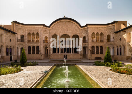 Khan - e Tabatabei, einem traditionellen Häuser von Kashan, Iran Stockfoto