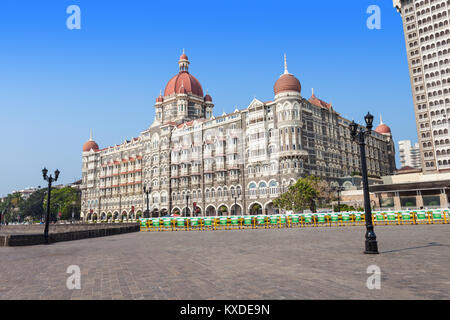 MUMBAI, INDIEN - 21. Februar: Das Taj Mahal Palace Hotel am Februar 21, 2014 in Mumbai, Indien Stockfoto