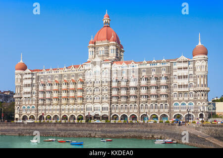 MUMBAI, INDIEN - 21. Februar: Das Taj Mahal Palace Hotel am Februar 21, 2014 in Mumbai, Indien Stockfoto