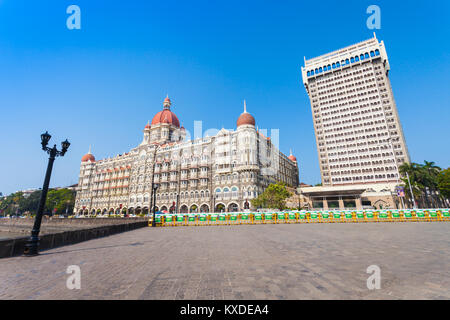 MUMBAI, INDIEN - 21. Februar: Das Taj Mahal Palace Hotel am Februar 21, 2014 in Mumbai, Indien Stockfoto