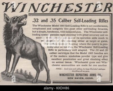 'Winchester' wiederholen Winchester arms Co., New Haven Conn Stockfoto