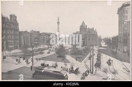 Lafayette Square, Buffalo, N.Y. Stockfoto