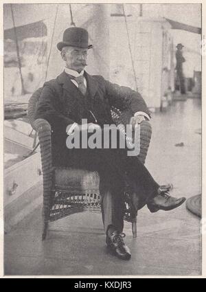 Captain Charles Dwight Sigsbee - Nicht allein die Zerstörung des Schiffes befahl er den Namen des Kapitäns Sig… Stockfoto