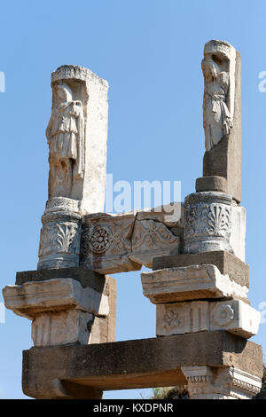 Domitian Quadrat in der antiken griechischen Stadt Ephesus Stockfoto
