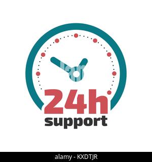 Support flache Design Symbol Stock Vektor