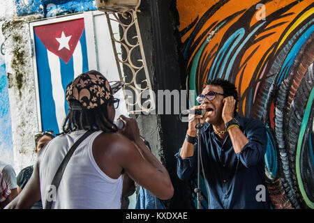 Rumba, Pena kulturellen AfroCubana, Callejon de Hamel, Havanna, Kuba Stockfoto