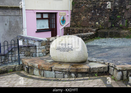 Roundstone Dorf, Connemara, Galway, Irland Stockfoto