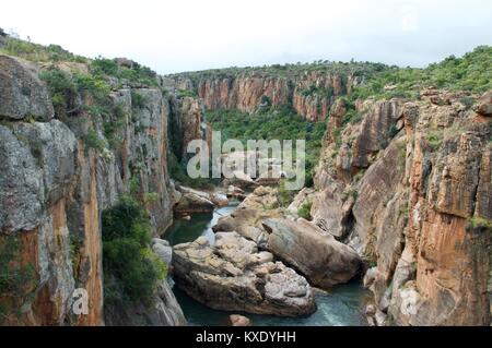 Bourke's Luck Potholes, Blyde River Canyon, Drakensberg Escarpment Region des östlichen Mpumalanga, Südafrika Stockfoto