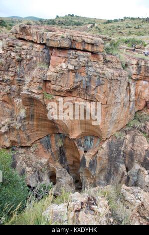 Bourke's Luck Potholes, Blyde River Canyon, Drakensberg Escarpment Region des östlichen Mpumalanga, Südafrika Stockfoto