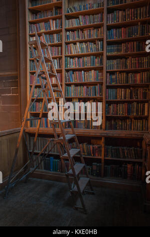 Ein Bild des Inneren der John Rylands Library in Manchester City Centre. Die John Rylands Library ist eine spät-viktorianischen neo-gotischen Gebäude auf De Stockfoto