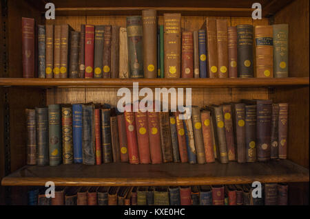 Ein Bild des Inneren der John Rylands Library in Manchester City Centre. Die John Rylands Library ist eine spät-viktorianischen neo-gotischen Gebäude auf De Stockfoto