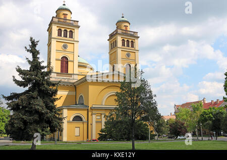 Die Kathedrale Basilica von Eger Ungarn Sehenswürdigkeiten Stockfoto