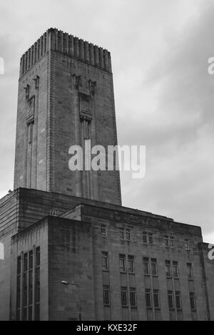 George's Dock Belüftung und Leitstelle, Liverpool, England, UK. Dieses Art déco-Gebäude dient als Lüftung Welle für die erste Mersey Tunnel. Stockfoto