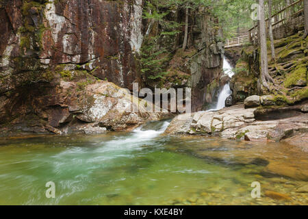 Sabbaday Falls in Waterville Valley, New Hampshire USA Stockfoto