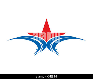 Ist ein Symbol mit Erfolg, Sieg oder Rang verknüpft Stockfoto