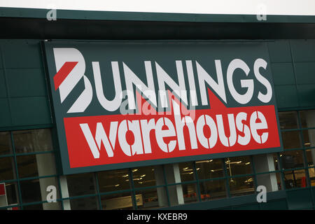 Allgemeine Ansichten des neuen Bunnings Warehouse Stores in Chichester, West Sussex, UK. Stockfoto