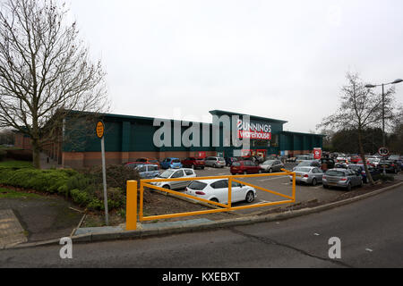 Allgemeine Ansichten des neuen Bunnings Warehouse Stores in Chichester, West Sussex, UK. Stockfoto