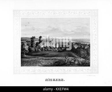 Dieses Album enthält detaillierte Illustrationen und Beschreibungen von Burgen und Herrenhäusern im Königreich Sachsen und gibt Einblicke in deren Architektur und historische Bedeutung. Stockfoto