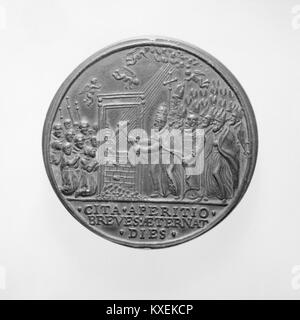 Papst Alexander VI., geb. Rodrigo Borgia, war von 1492 bis 1503 Leiter der katholischen Kirche, bekannt für seinen politischen Einfluss, seine Schirmherrschaft für Renaissance-Kunst und historische Kontroversen. Stockfoto