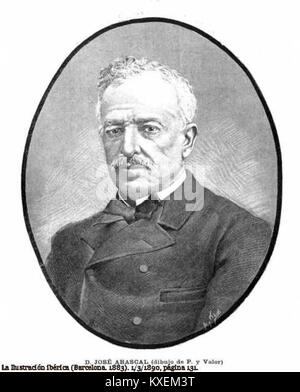 1890 - José-Abascal-y-Carredano-La - ilustración - ibérica Stockfoto