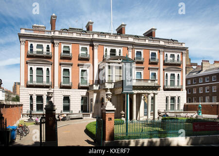 Hertford House, der Heimat der Wallace Sammlung in London. Stockfoto