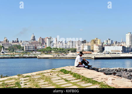 Havanna, Kuba, 11. Mai 2009. Ein Panorama von Havanna, Kuba, am 11. Mai 2009. Vom Fort von Saint Charles fotografiert. Stockfoto