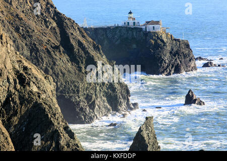 Point Bonita Leuchtturm in Marin Headlands. Stockfoto