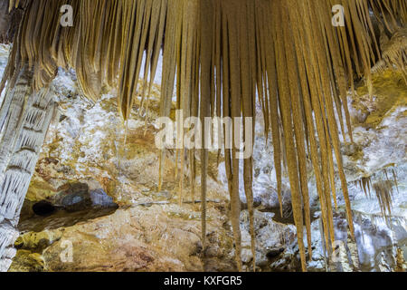 Innenansicht der Karaca Höhle in Cebeli Dorf, Stadt, Torul Gumushane Stadt, Türkei Stockfoto