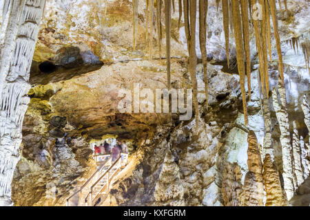 Innenansicht der Karaca Höhle in Cebeli Dorf, Stadt, Torul Gumushane Stadt, Türkei Stockfoto