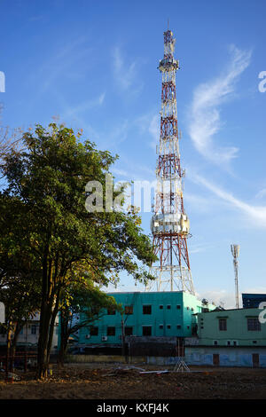 KON TUM, VIETNAM - ca. Januar 2017 Große Antenne und Gebäuden Stockfoto