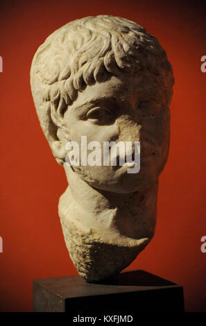 Elagabalus (ca. 203-222). Römische Kaiser. Büste. Marmor. Unbekannter Künstler. National Gallery. Oslo. Norwegen. Stockfoto