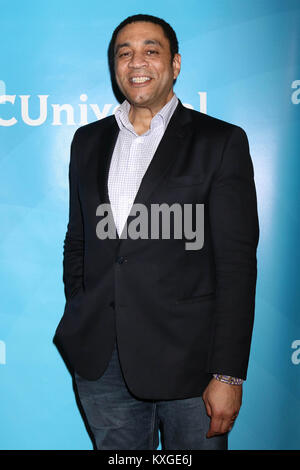 In Pasadena, Kalifornien. 09 Jan, 2018. Harry Lennix am 2018 NBCUniversal Winter Presse Rundgang im Langham Huntington, Pasadena am 9. Januar 2018 in Pasadena, Kalifornien. Quelle: David Edwards/Medien Punch/Alamy leben Nachrichten Stockfoto