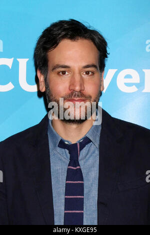 In Pasadena, Kalifornien. 09 Jan, 2018. Josh Radnor am 2018 NBCUniversal Winter Presse Rundgang im Langham Huntington, Pasadena am 9. Januar 2018 in Pasadena, Kalifornien. Quelle: David Edwards/Medien Punch/Alamy leben Nachrichten Stockfoto