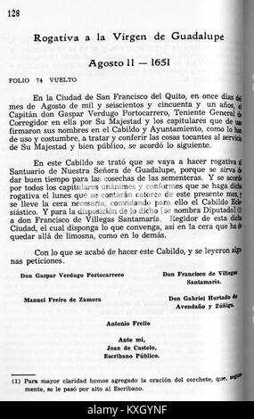 Diese Seite aus dem Dokument „ACCQUITO“ von 1650 bis 1657 ist eine wertvolle historische Ressource und bietet Aufzeichnungen oder Berichte aus der Frühen Neuzeit für wissenschaftliche Forschung. Stockfoto