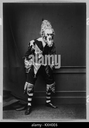 Schauspieler in Stadium Kostüm wie ein Clown - Wehr Sammlung Stockfoto