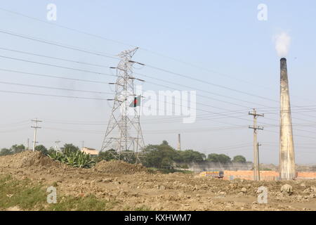 Strom pylon oder Getriebe Turm Teil der National Grid Stockfoto