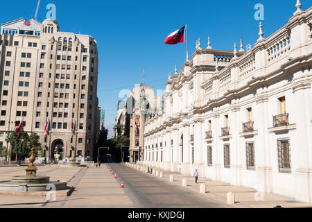 Plaza de la Constitución, Santiago de Chile Stockfoto