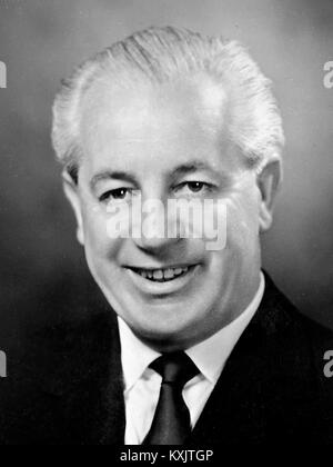 Harold holt, Harold Edward Holt (5. August 1908 bis 17. Dezember 1967) war ein australischer Politiker, der als 17. Premierminister von Australien, im Amt von 1966 bis zu seinem vermeintlichen ertrinken Tod. Stockfoto