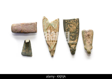 Romano-British (ca. AD 250-410) Gürtel und Schnallen (nicht ausgeschnitten) Stockfoto