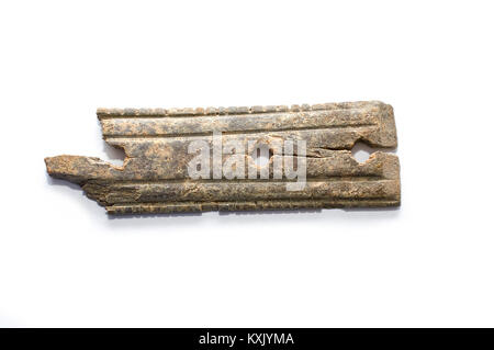 Teil einer Romano-British (ca. 250-410 AD) Knochen Griff Stockfoto