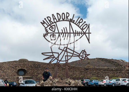 Mirador Del Rio, Lanzarote auf den Kanarischen Inseln, Spanien Stockfoto