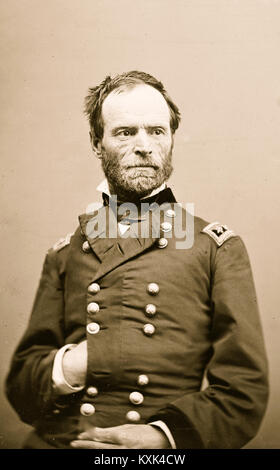 Portrait von General William Tecumseh Sherman Stockfoto