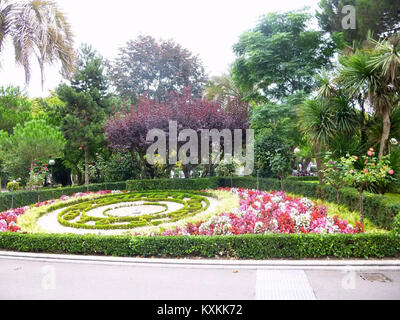 A Coruña - Jardín de Méndez Núñez, 01. Stockfoto