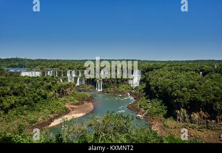 Iguazu Wasserfälle, Foz de Iguassu, Parana, Brasilien, Südamerika Stockfoto