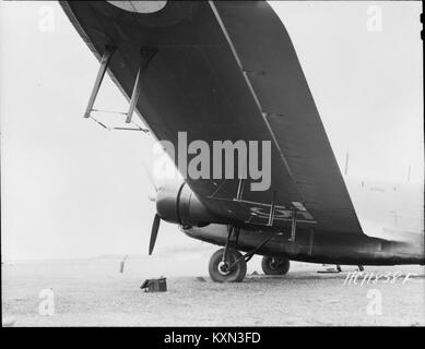 Die Radar-Frontempfänger ASV Mk II sind an den Douglas Digby-Flugzeugen montiert, die während des Zweiten Weltkriegs zur Aufspürung von U-Booten in der Luft eingesetzt wurden Stockfoto