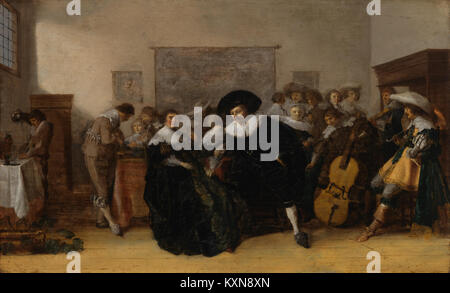 Anthonie Palamedesz. (1601 - 1673) - ein Musical Company - Soittoa ja seurustelua-Musik och sällskapande (28845495823) Stockfoto