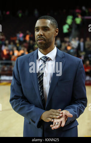 Los Angeles, CA, USA. 10 Jan, 2018. USC Assistant Trainer Kevin Hart während der Büffel-kolorado vs USC Trojans bei Galen Center am 10. Januar 2018. (Foto durch Jevone Moore/Cal Sport Media) Credit: Csm/Alamy leben Nachrichten Stockfoto