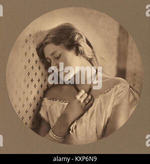 Ellen Terry im Alter von sechzehn, Julia Margaret Cameron, 1864 (Google Kunstprojekt - TOUCHUP) Stockfoto