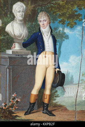 Carl Ludwig Hummel de Bourdon - Bildnis Eines Jungen Herrn in Reitkostüm (1803) Stockfoto